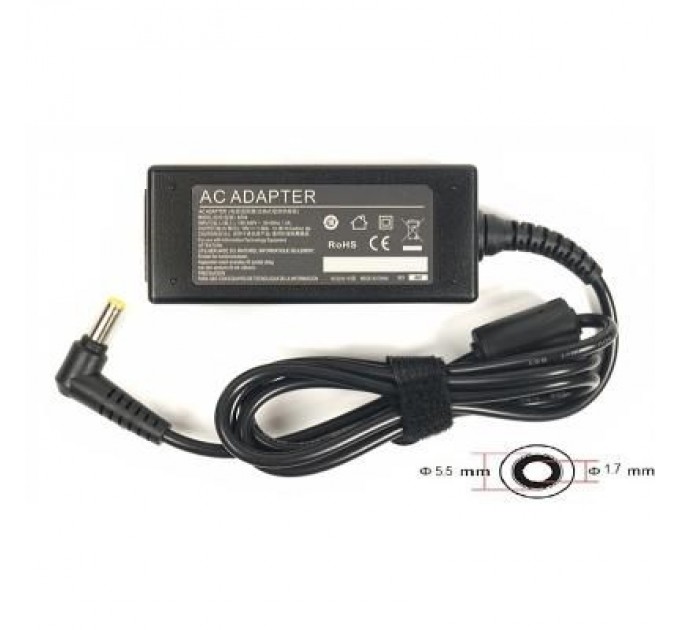 PowerPlant Блок живлення до ноутбуку PowerPlant ACER 220V, 19V 30W 1.58A (5.5*1.7) (AC30F5517)
