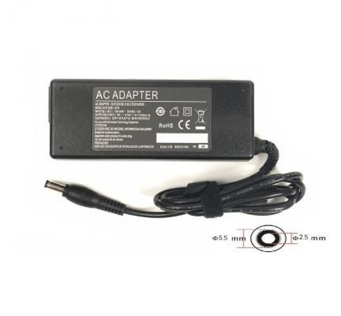 PowerPlant Блок живлення до ноутбуку PowerPlant HP 220V, 19V 90W 4.74A (5.5*2.5) (HP90F5525)