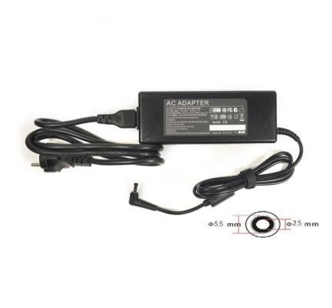 PowerPlant Блок живлення до ноутбуку PowerPlant IBM/LENOVO 220V, 19.5V 120W 6.15A (5.5*2.5) (IB120G5525)