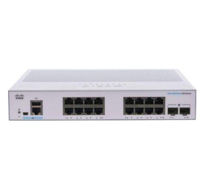 Cisco Комутатор мережевий Cisco CBS250-16T-2G-EU
