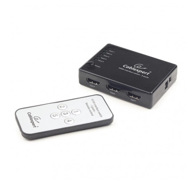 Cablexpert Комутатор відео Cablexpert HDMI V.1.4a (5 вх, 1 вых) (DSW-HDMI-53)