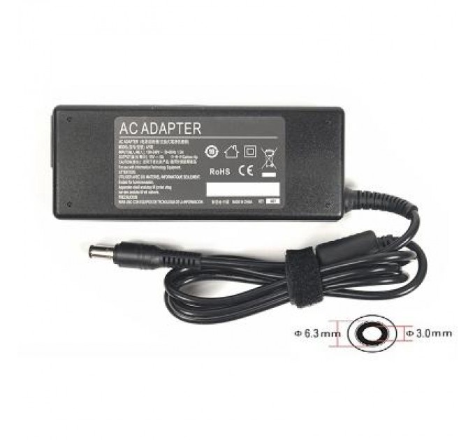 PowerPlant Блок живлення до ноутбуку PowerPlant TOSHIBA 220V, 15V 75W 5A (6.3*3.0) (TO75C6330)