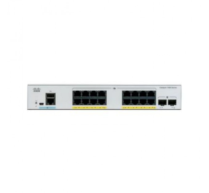 Cisco Комутатор мережевий Cisco C1000-16P-2G-L