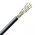 ЗЗКМ Кабель мережевий ЗЗКМ UTP cat.5e 305м 4х2х24AWG Cu PE(зовнішній) (7091003)