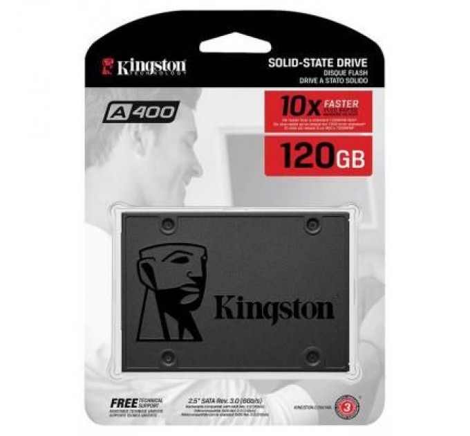 Kingston Накопичувач SSD 2.5" 120GB Kingston (SA400S37/120G)