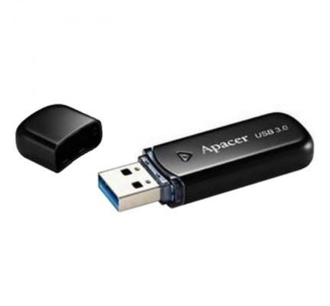 Apacer USB флеш накопичувач Apacer 64GB AH355 Black USB 3.0 (AP64GAH355B-1)