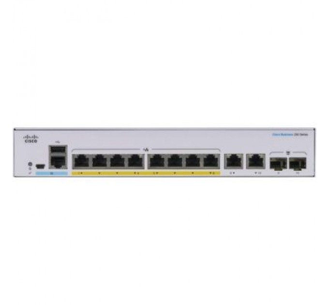 Cisco Комутатор мережевий Cisco CBS250-8P-E-2G-EU