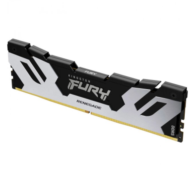 Kingston Fury (ex.HyperX) Модуль пам'яті для комп'ютера DDr5 16GB 7600 MHz Renegade XMP Silver/Black Kingston Fury (ex.HyperX) (KF576C38RS-16)