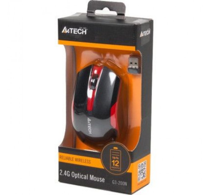 A4Tech Мишка A4Tech G3-200N Black+Red