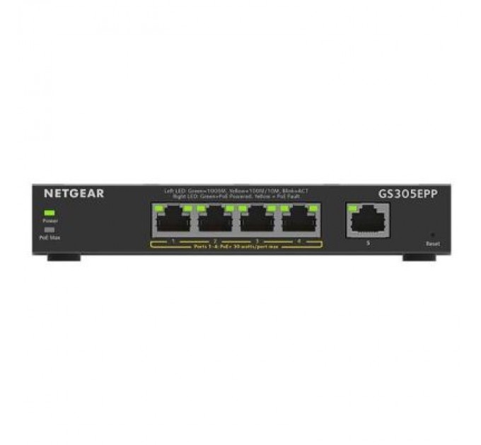Netgear Комутатор мережевий Netgear GS305EPP-100PES