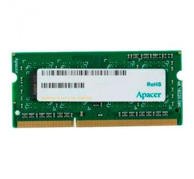 Apacer Модуль пам'яті для ноутбука SoDIMM DDR3 8GB 1600 MHZ Apacer (DS.08G2K.KAM)