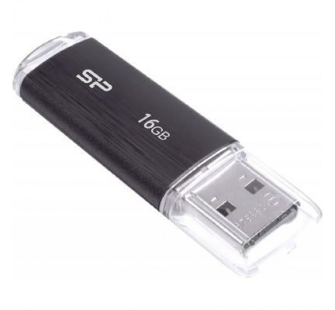 Silicon Power USB флеш накопичувач Silicon Power 16GB Ultima U02 Black USB 2.0 (SP016GBUF2U02V1K)