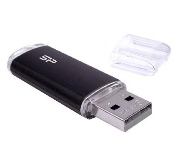 Silicon Power USB флеш накопичувач Silicon Power 32GB Ultima U02 Black USB 2.0 (SP032GBUF2U02V1K)