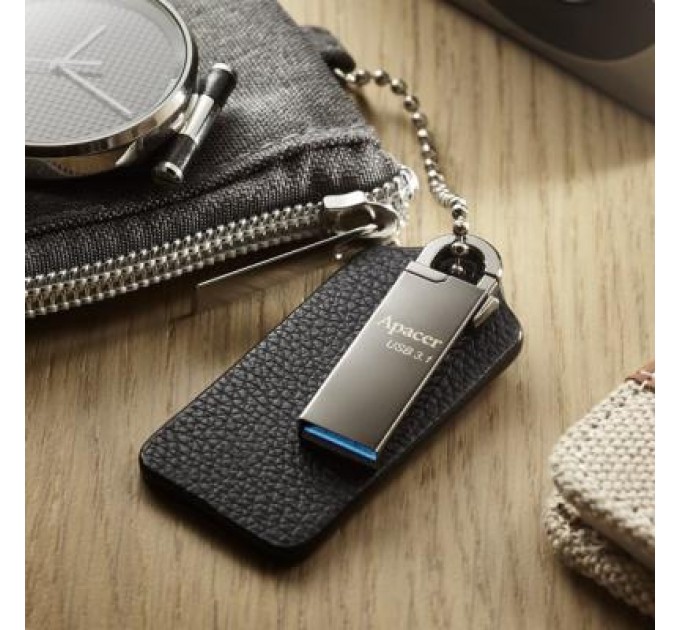 Apacer USB флеш накопичувач Apacer 32GB AH15A Ashy USB 3.1 (AP32GAH15AA-1)