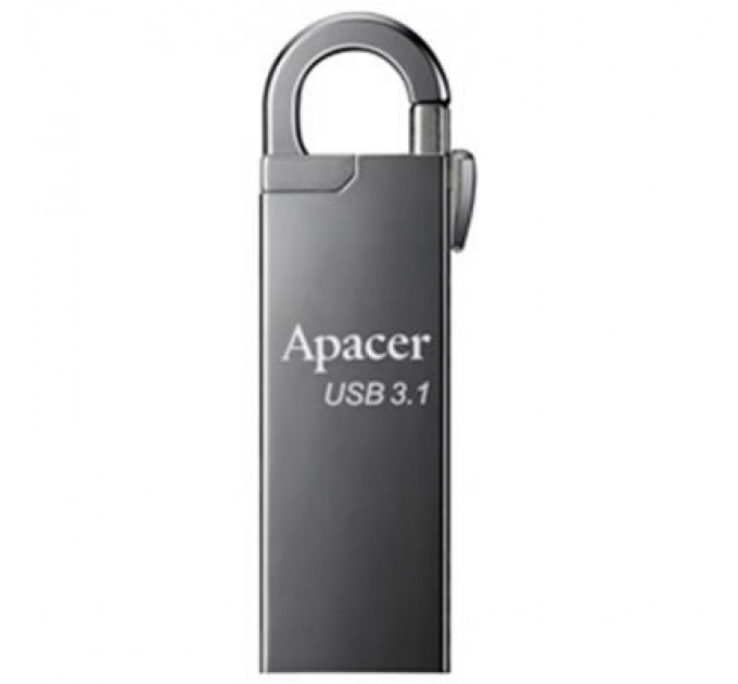 Apacer USB флеш накопичувач Apacer 64GB AH15A Ashy USB 3.1 (AP64GAH15AA-1)