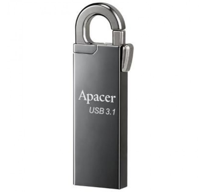 Apacer USB флеш накопичувач Apacer 64GB AH15A Ashy USB 3.1 (AP64GAH15AA-1)