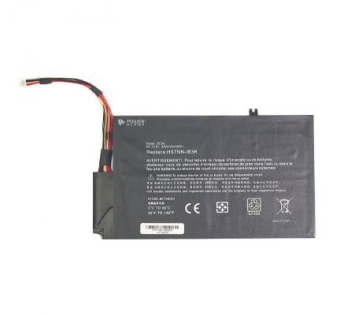 PowerPlant Акумулятор до ноутбука HP Envy TouchSmart 4 (EL04XL, HPTS40PB) 14.8V 3200mAh PowerPlant (NB460649)