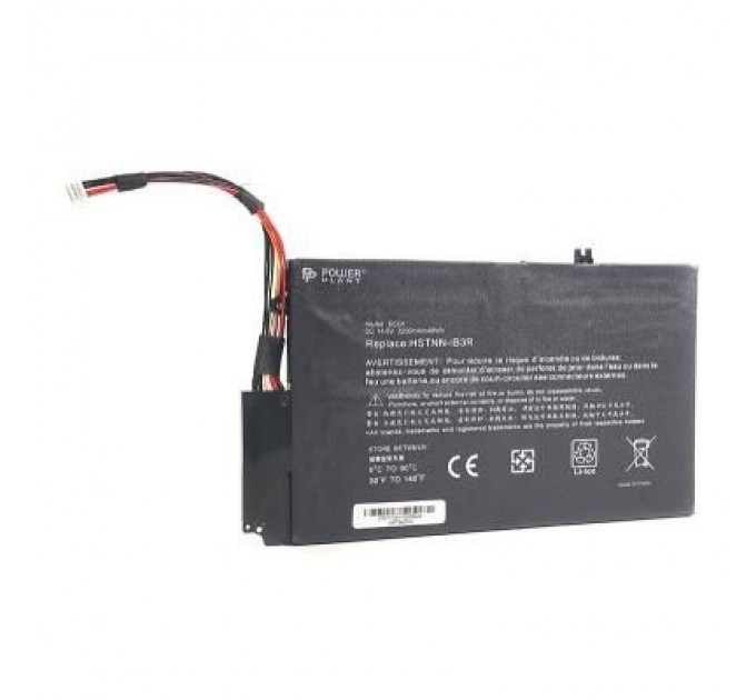 PowerPlant Акумулятор до ноутбука HP Envy TouchSmart 4 (EL04XL, HPTS40PB) 14.8V 3200mAh PowerPlant (NB460649)