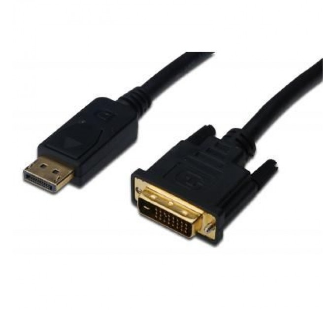 Assmann Кабель мультимедійний Display Port to DVI 24+1pin, 2.0m Assmann (AK-340306-020-S)