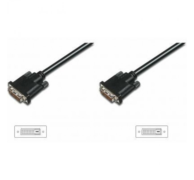 Assmann Кабель мультимедійний DVI to DVI 24+1pin, 3.0m Assmann (AK-320108-030-S)