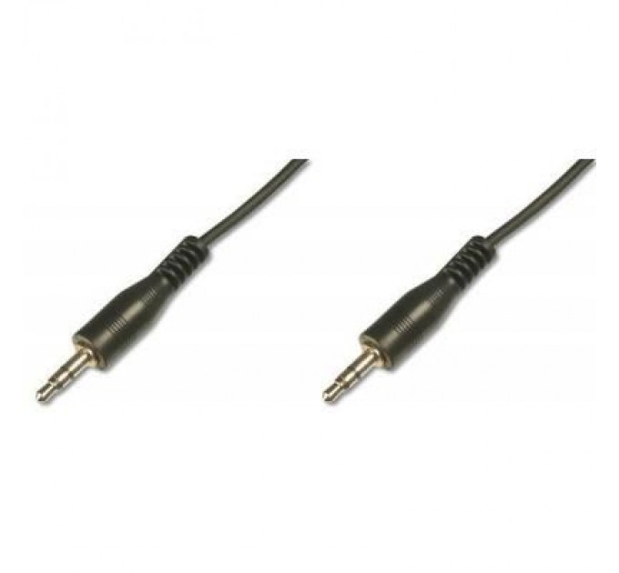 Digitus Кабель мультимедійний Jack 3.5mm M/Jack 3.5mm M 1.5m Digitus (AK-510100-015-S)