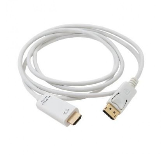 Extradigital Кабель мультимедійний DisplayPort to HDMI 2.0m Extradigital (KBD1669)