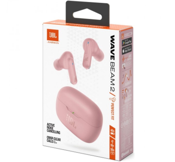 JBL Навушники JBL Wave Beam 2 Pink (JBLWBEAM2PIK)