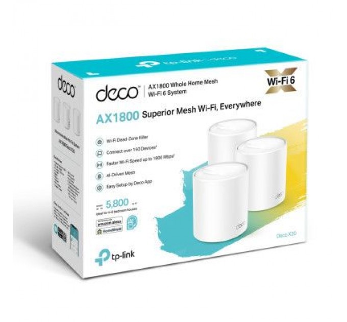 TP-Link Маршрутизатор TP-Link DECO-X20-3-PACK