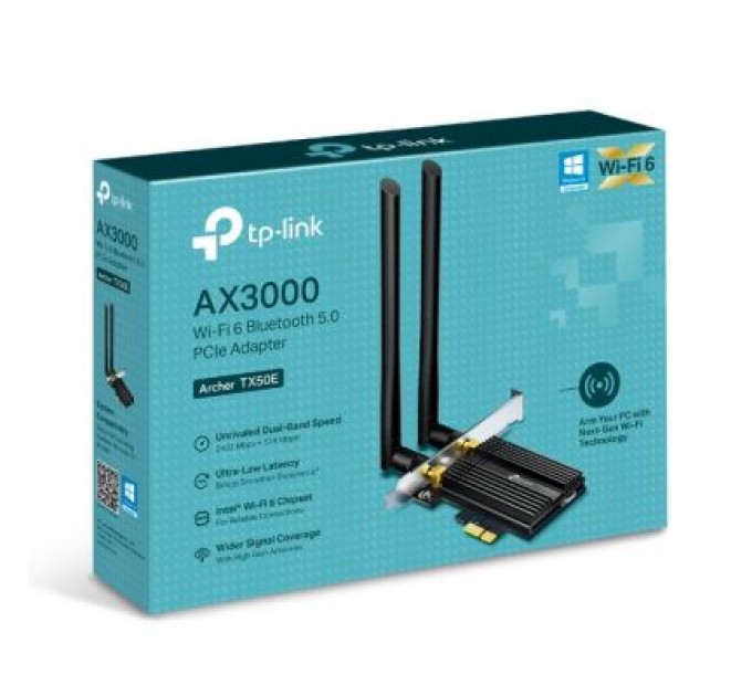 TP-Link Мережева карта Wi-Fi TP-Link ARCHER-TX50E