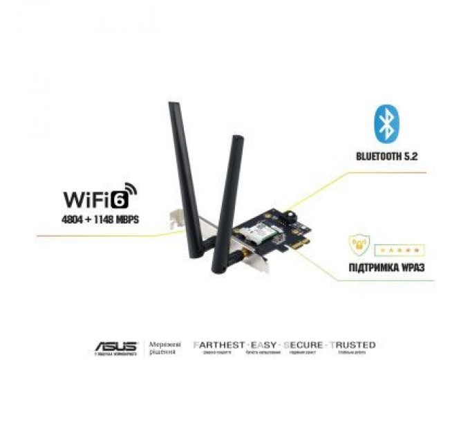 ASUS Мережева карта Wi-Fi ASUS PCE-AX1800