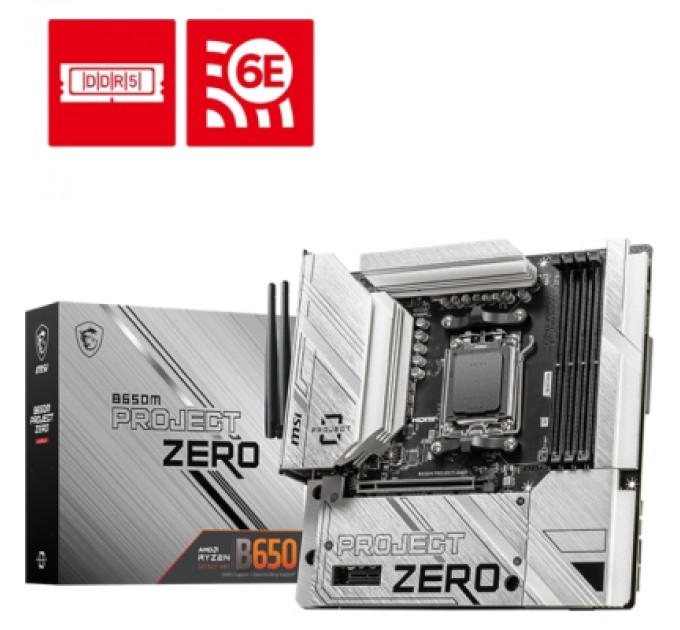 MSI Материнська плата MSI B650M PROJECT ZERO