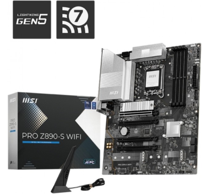 MSI Материнська плата MSI PRO Z890-S WIFI