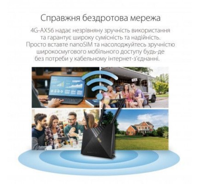 ASUS Маршрутизатор ASUS 4G-AX56