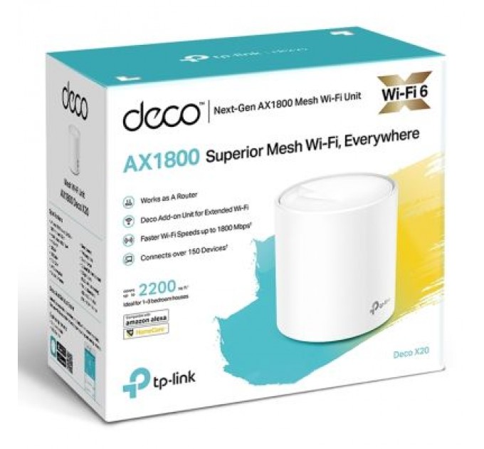 TP-Link Точка доступу Wi-Fi TP-Link DECO-X20-1-PACK