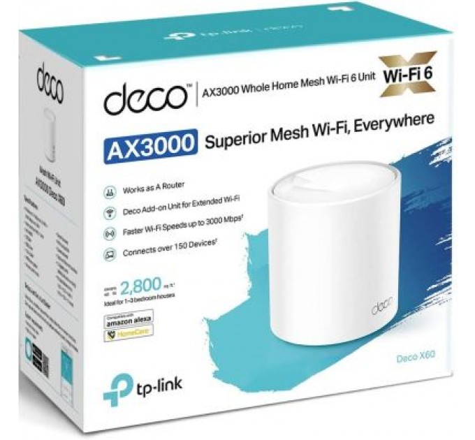 TP-Link Точка доступу Wi-Fi TP-Link DECO-X60-1-PACK