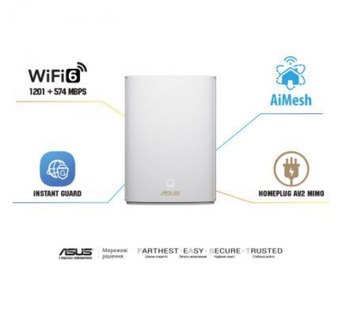 ASUS Маршрутизатор ASUS XP4 (1-PK) White