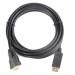 Cablexpert Кабель мультимедійний Display Port to DVI 24+1pin, 1.8m Cablexpert (CC-DPM-DVIM-1.8М)