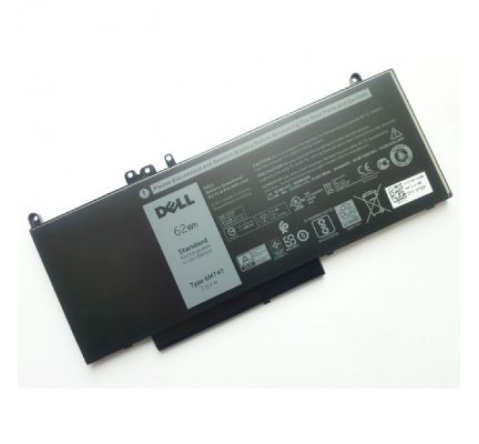 Dell Акумулятор до ноутбука Dell Latitude E5570 6MT4T, 7750mAh (62Wh), 4cell, 7.6V, Li-ion (A47176)