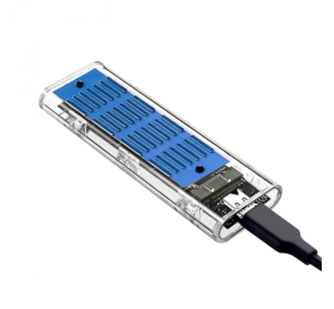 Dynamode Кишеня зовнішня Dynamode M.2 SSD NVMe/SATA combo ч-з USB3.2 GEN2 Type-C (DM-CAD-SSD09)