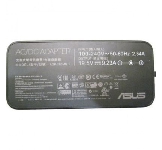 ASUS Блок живлення до ноутбуку ASUS 180W 19.5V, 9.23A, разъем 5.5/2.5, F Slim-корпус (ADP-180MB)