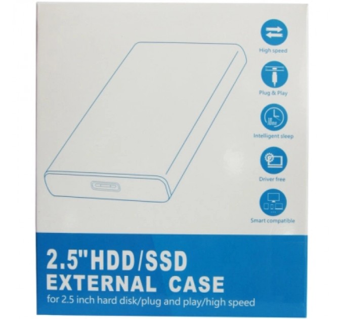 Dynamode Кишеня зовнішня Dynamode 2.5" SATA/SSD HDD - USB 3.1 Type-C (DM-CAD-25317C)