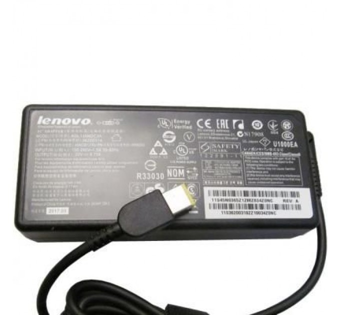 Lenovo Блок живлення до ноутбуку Lenovo 135W 20V, 6.75A, роз`єм прямокутний (pin inside), Slim-кор (ADL135NDC3A)