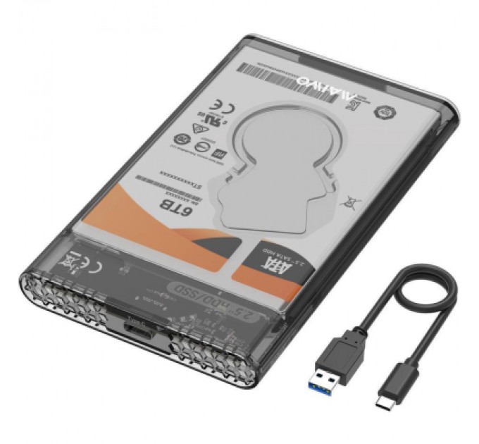 Maiwo Кишеня зовнішня Maiwo 2.5" SATA/SSD HDD - USB3.0 (K2510B)