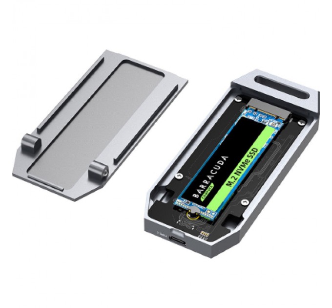 Maiwo Кишеня зовнішня Maiwo M.2 SSD NVMe 2280 ч-з USB4.0 Type-C 40Gbps (K1695)