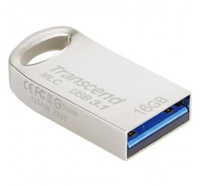 Transcend USB флеш накопичувач Transcend 16GB JetFlash 720 Silver Plating USB 3.1 (TS16GJF720S)