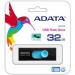 ADATA USB флеш накопичувач ADATA 32GB UV320 Black/Blue USB 3.1 (AUV320-32G-RBKBL)