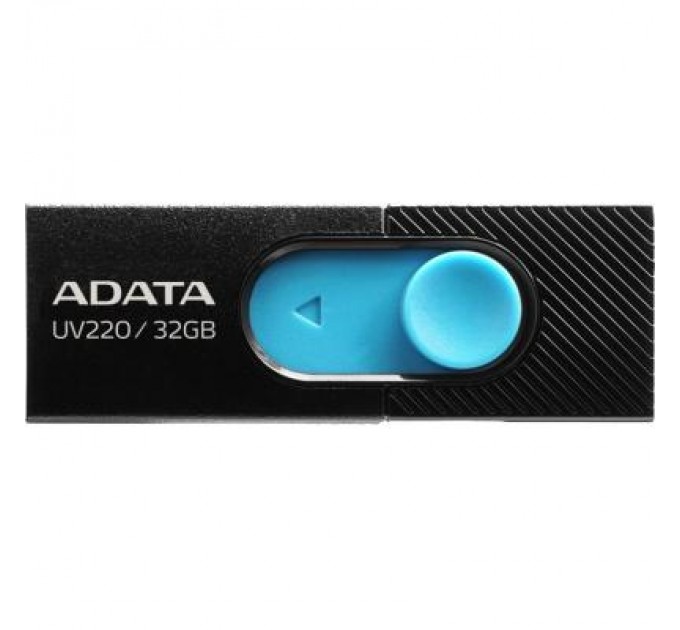 ADATA USB флеш накопичувач ADATA 32GB UV320 Black/Blue USB 3.1 (AUV320-32G-RBKBL)