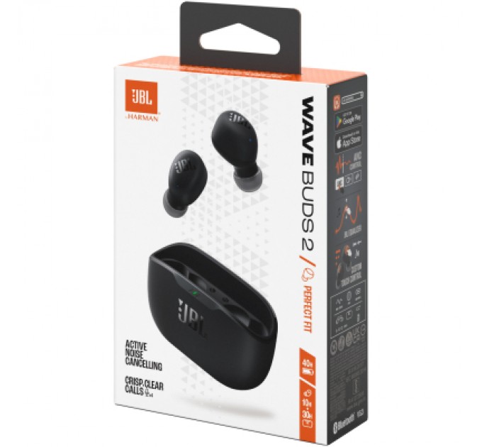 JBL Навушники JBL Wave Buds 2 Black (JBLWBUDS2BLK)