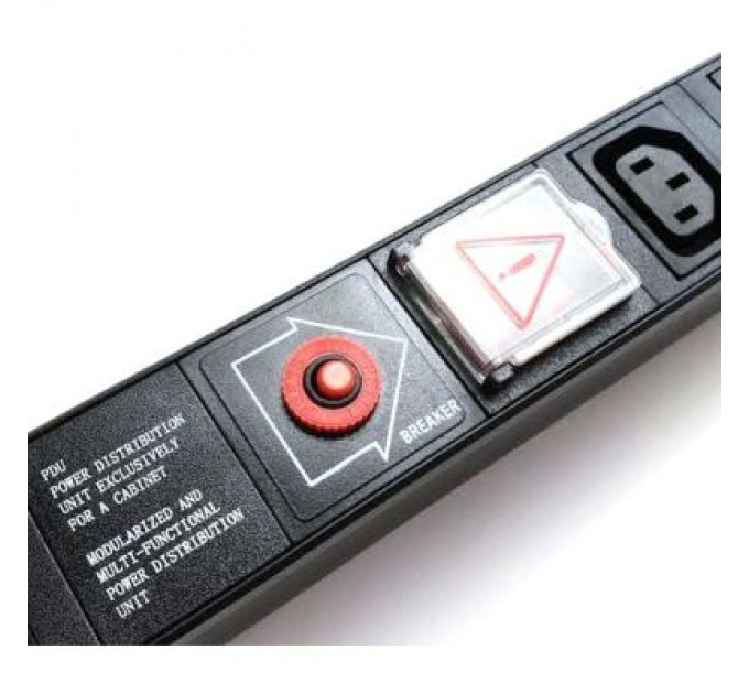 Eserver Силовий блок 19" 1U 7хС13, без кабелю - вилка С14, 10A Eserver (WT-2271B-WO-Black)