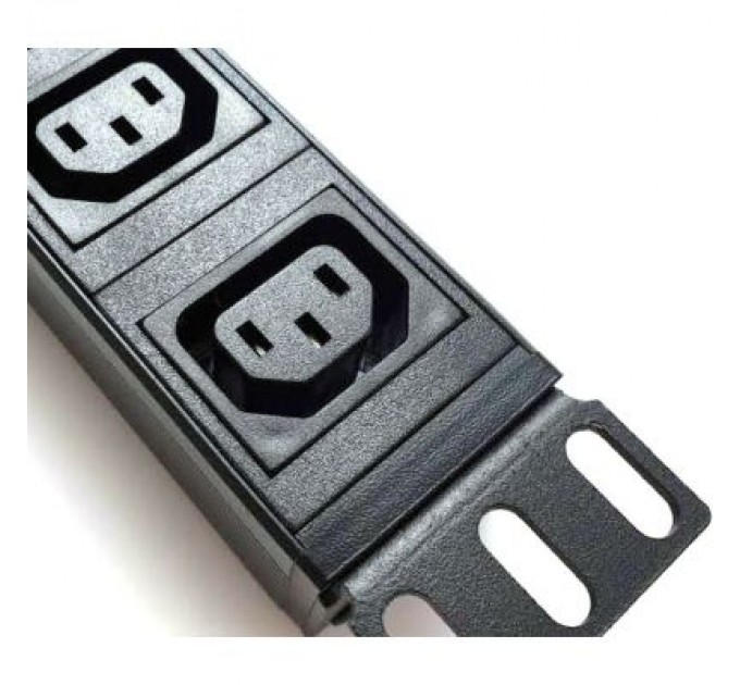 Eserver Силовий блок 19" 1U 7хС13, без кабелю - вилка С14, 10A Eserver (WT-2271B-WO-Black)